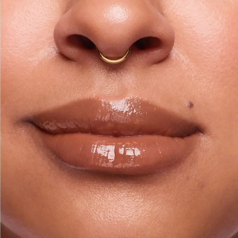 Stila Plumping Lip Glaze In Brown Sugar Full Size Limited Edition NIB